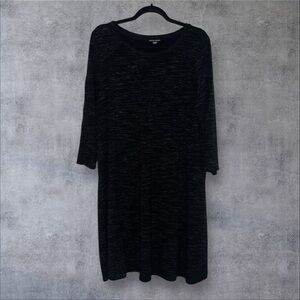 Hilary Radley Charcoal‎ Long Sleeve Dress